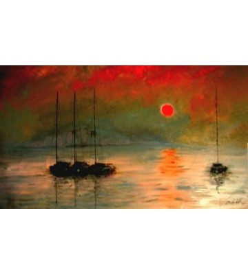 Tramonto su Lampedusa